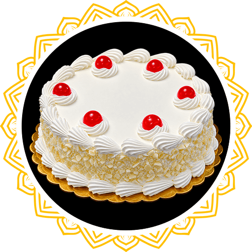 White Forest Cake