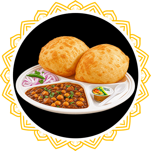 Chole Chana Puri 4pc