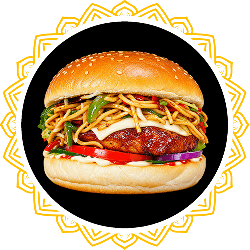 Veggie Noodle Burger